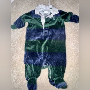 Ralph Lauren Navy and Forest Green Kids Footie